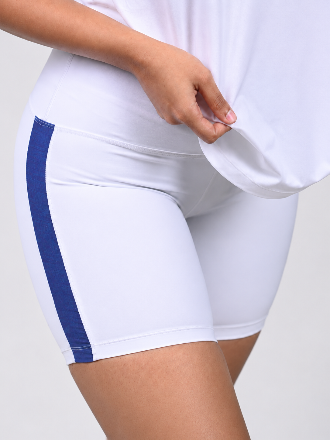 VAYU Women’s Biker Shorts Sri Lankan Heritage Handloom Quiet Luxury