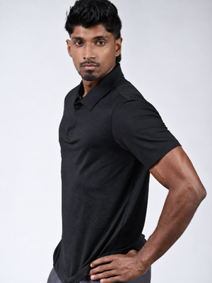 VAYU Men’s Golf Polo T-Shirt – Quiet Luxury
