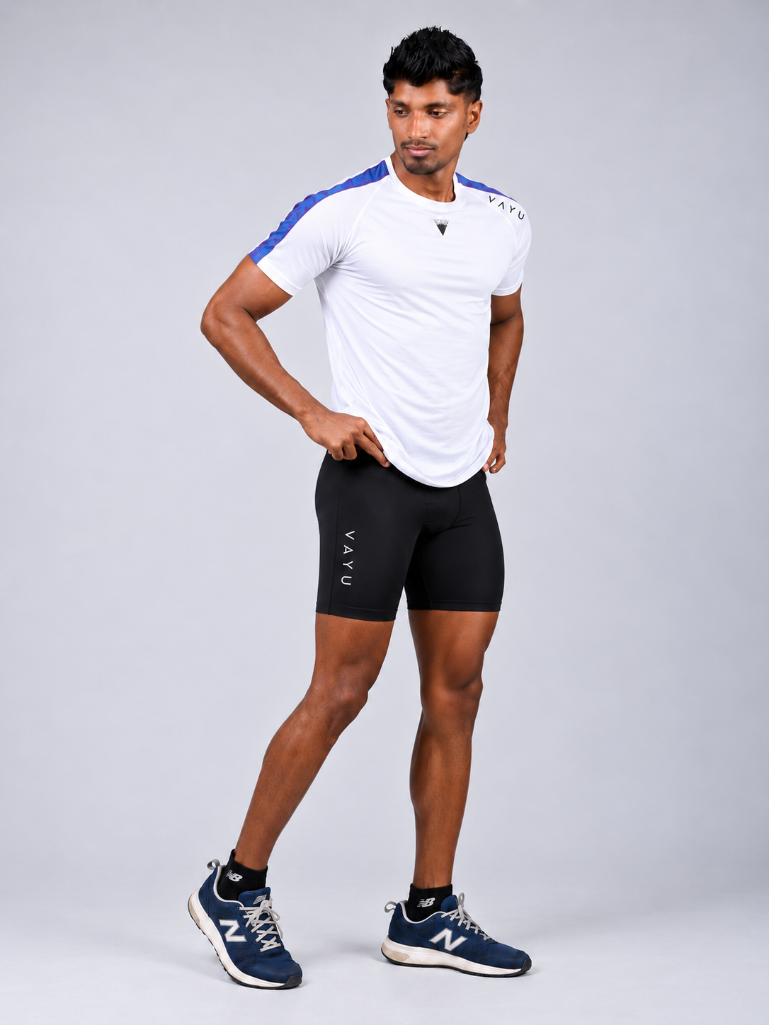 VAYU Men's Crew Neck T-Shirt – Sri Lankan Heritage Handloom Activewear