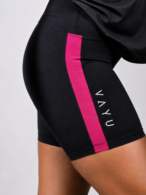 VAYU Women’s Biker Shorts – Sri Lankan Heritage Handloom Performance Activewear