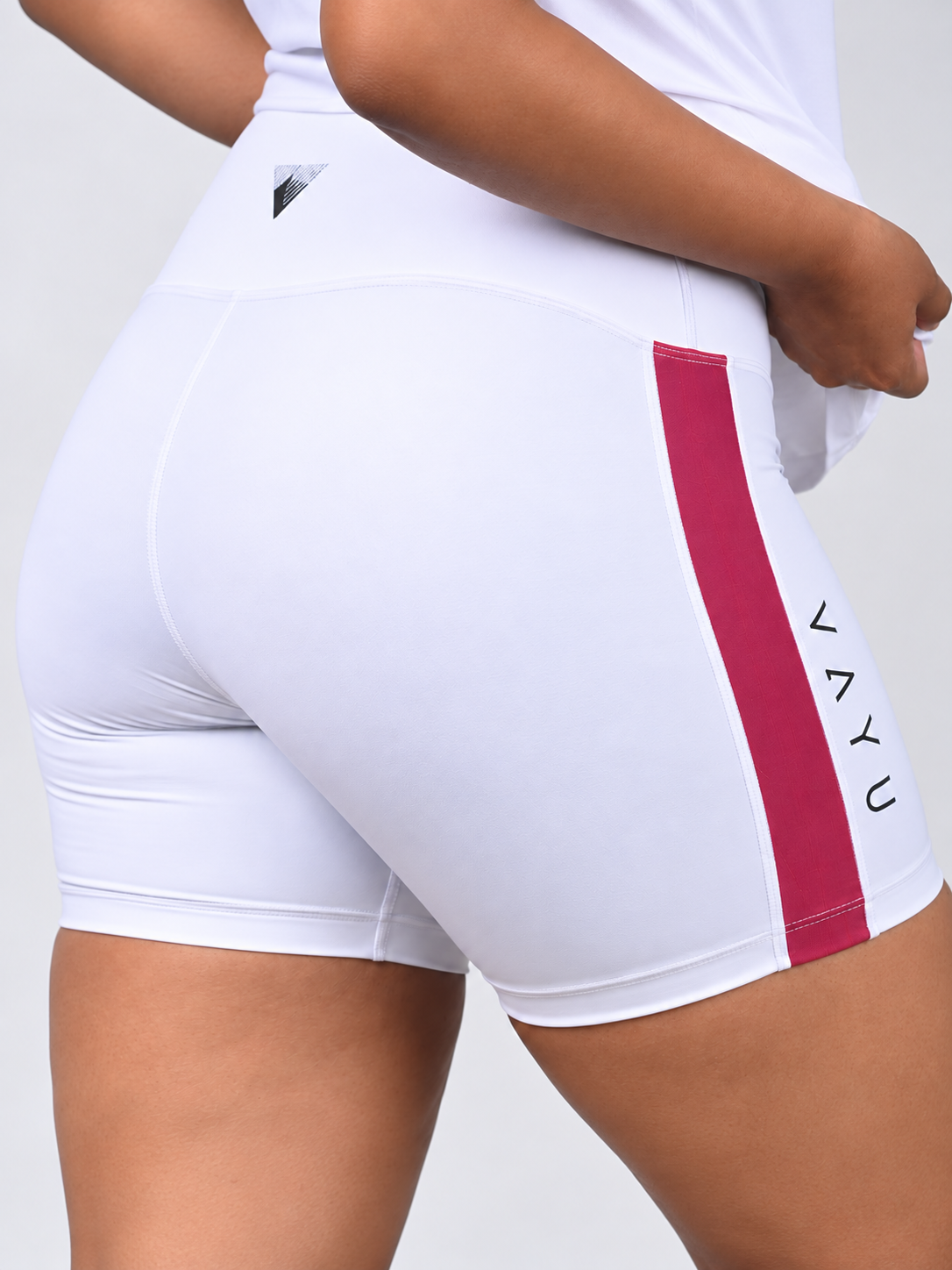 VAYU Women’s Biker Shorts – Sri Lankan Heritage Handloom Performance Activewear