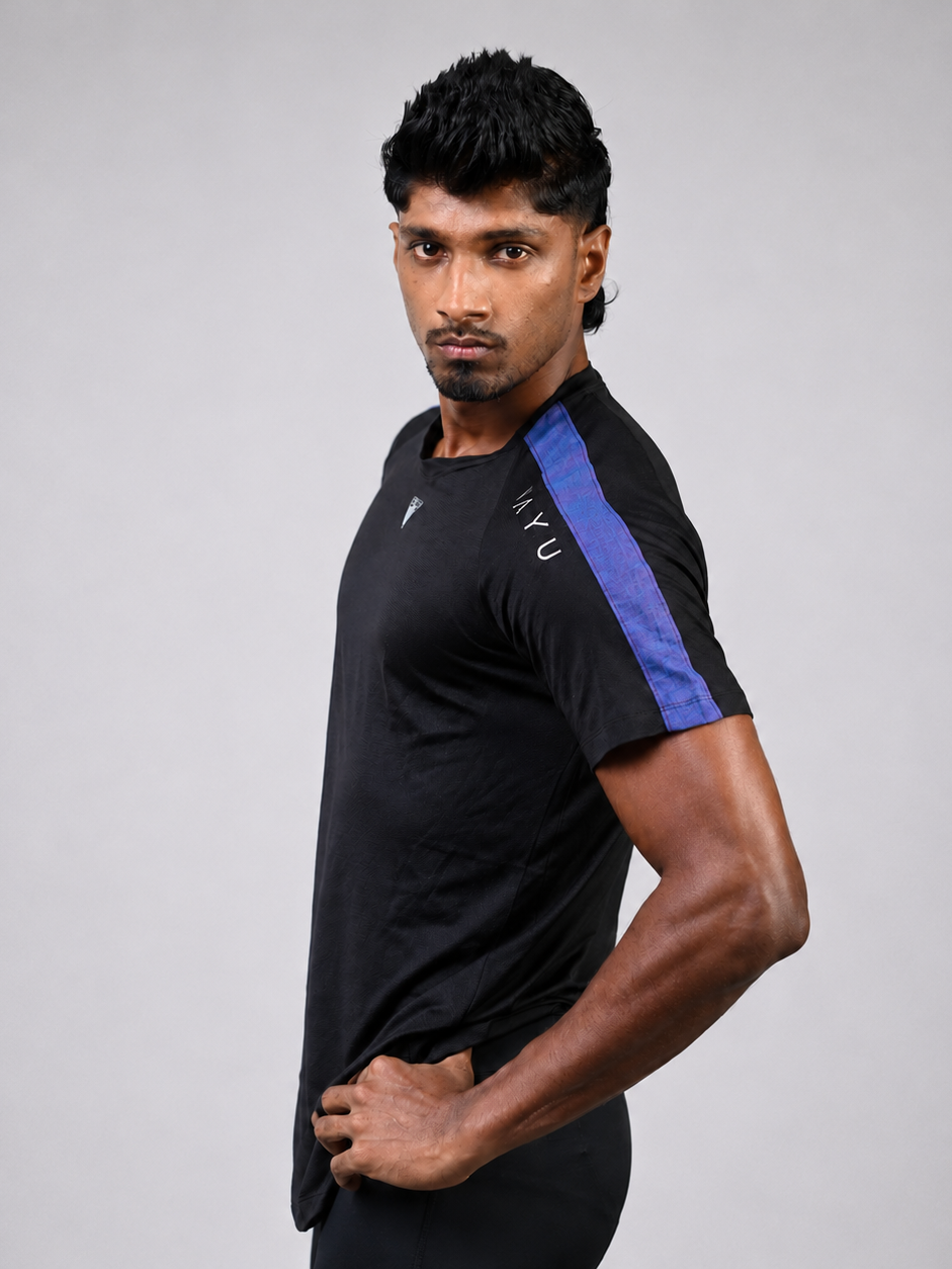 VAYU Men's Crew Neck T-Shirt – Sri Lankan Heritage Handloom Activewear
