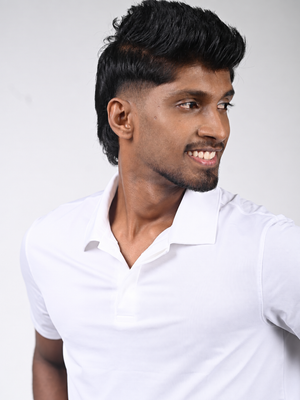 VAYU Men’s Golf Polo T-Shirt – Quiet Luxury