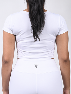 VAYU Women’s Crop Top – Modern Performance Activewear