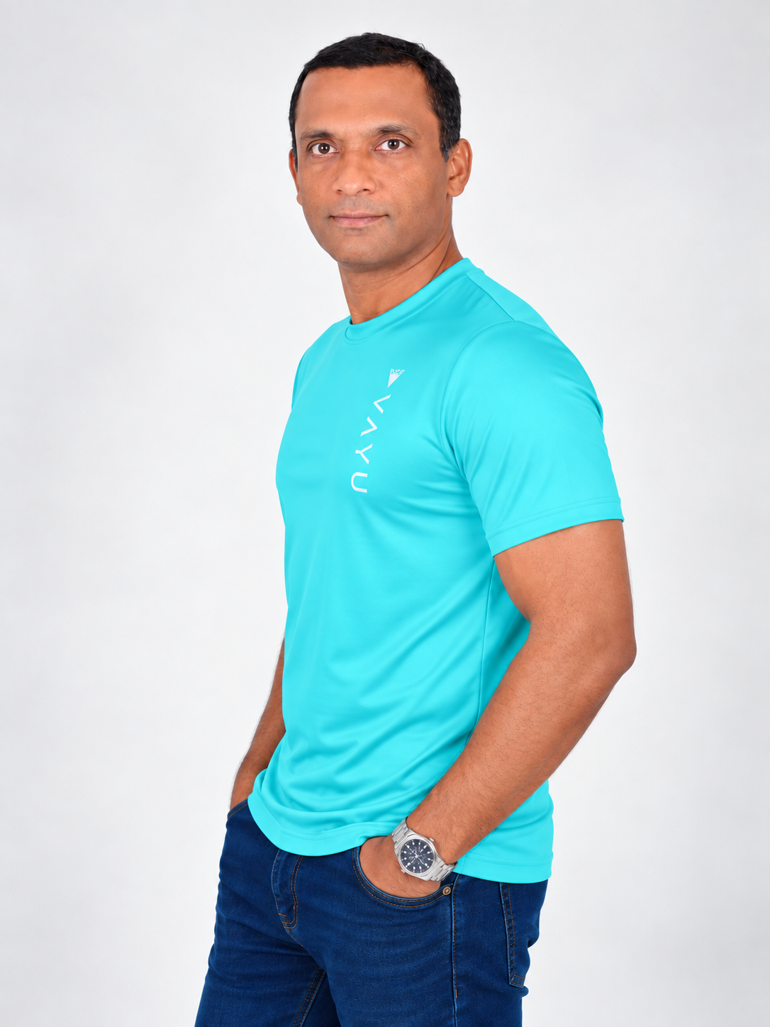 VAYU Men's Crew Neck T-Shirt – Everyday Performance Activewear