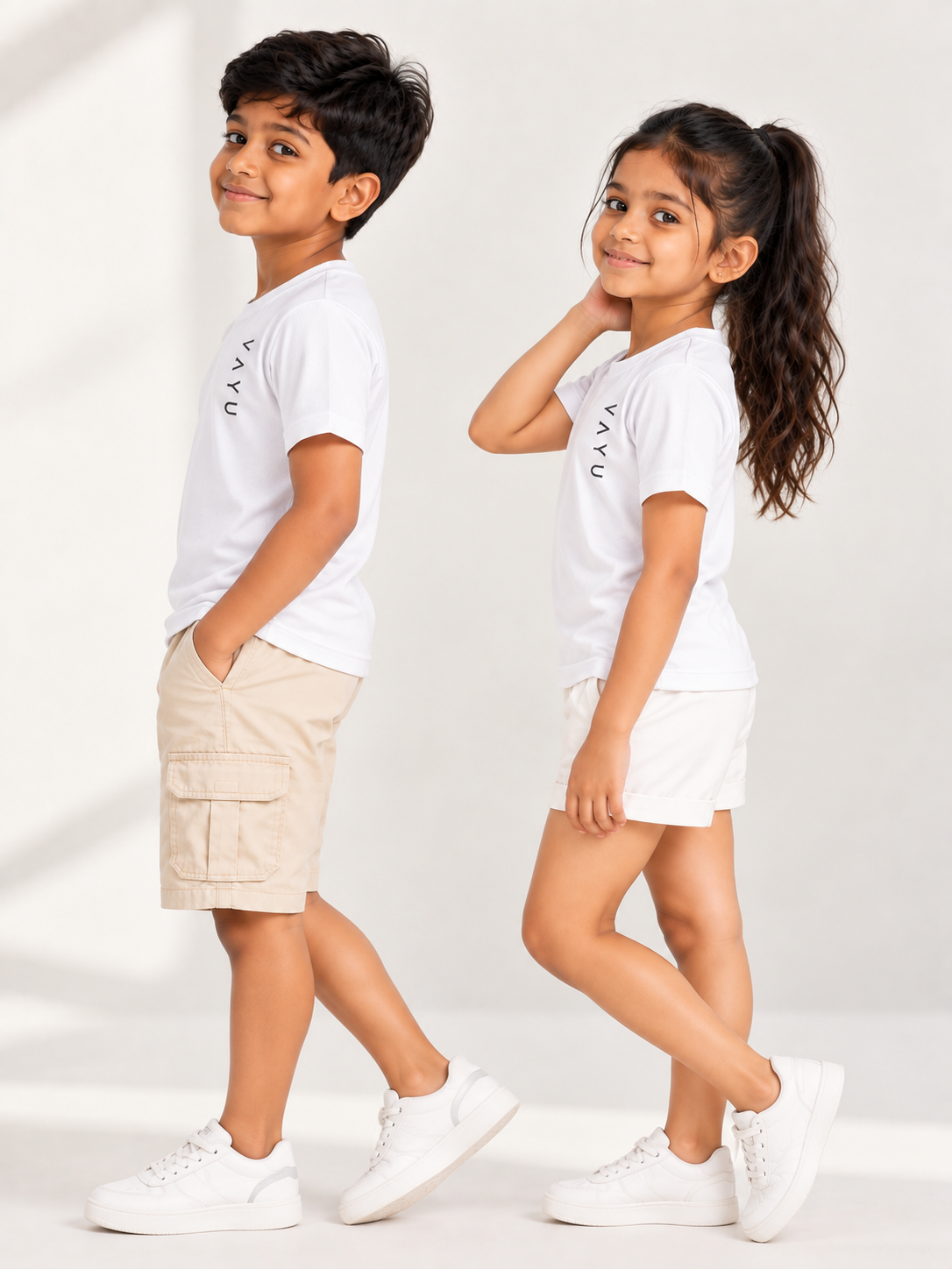 VAYU Kids Crew Neck T-Shirt – Everyday Performance Activewear