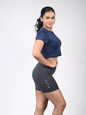 VAYU Women’s Crop Top – Modern Performance Activewear