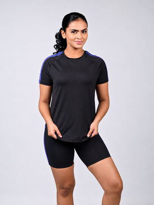 VAYU Women’s Crew Neck Sri Lankan Heritage Handloom Quiet Luxury T-Shirt