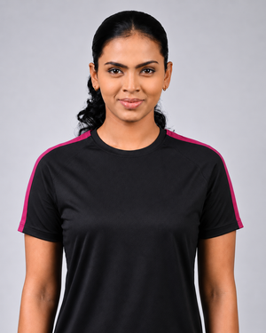 VAYU Women’s Crew Neck Sri Lankan Heritage Handloom Quiet Luxury T-Shirt