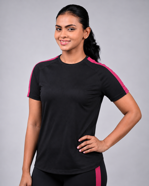 VAYU Women’s Crew Neck Sri Lankan Heritage Handloom Quiet Luxury T-Shirt