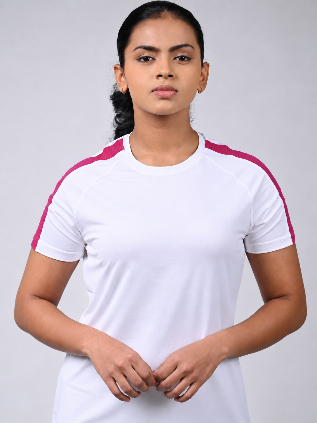 VAYU Women’s Crew Neck Sri Lankan Heritage Handloom Quiet Luxury T-Shirt