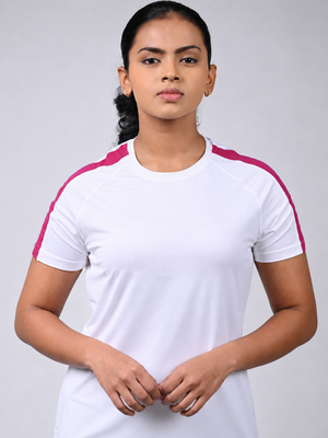 VAYU Women’s Crew Neck Sri Lankan Heritage Handloom Quiet Luxury T-Shirt
