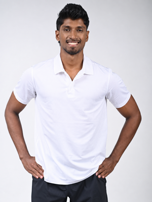 VAYU Men’s Golf Polo T-Shirt – Quiet Luxury