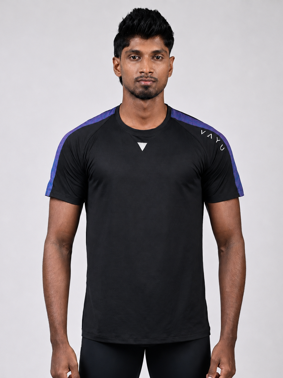 VAYU Men's Crew Neck T-Shirt – Sri Lankan Heritage Handloom Activewear