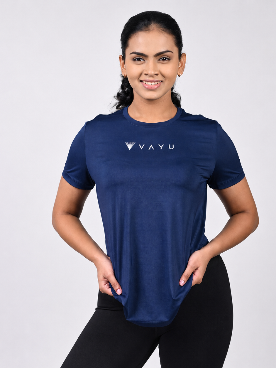 VAYU Women’s Crew Neck T-Shirt – Everyday Performance Activewear