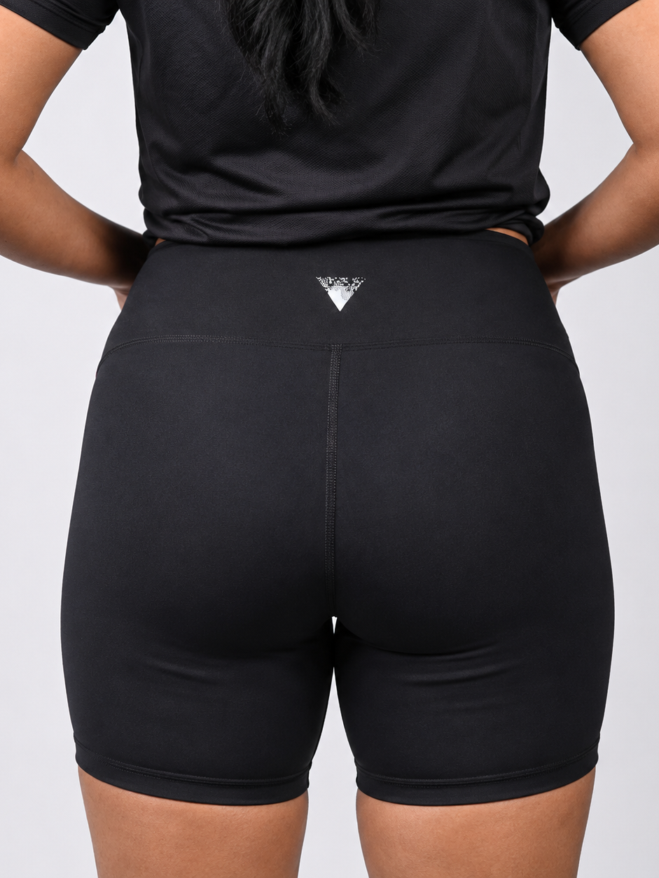 VAYU Women’s Biker Shorts – Sri Lankan Heritage Handloom Performance Activewear