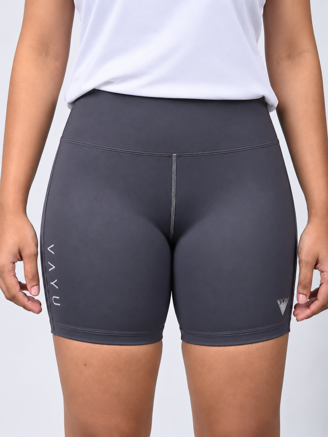 VAYU Women’s Biker Shorts – Sri Lankan Heritage Handloom Performance Activewear