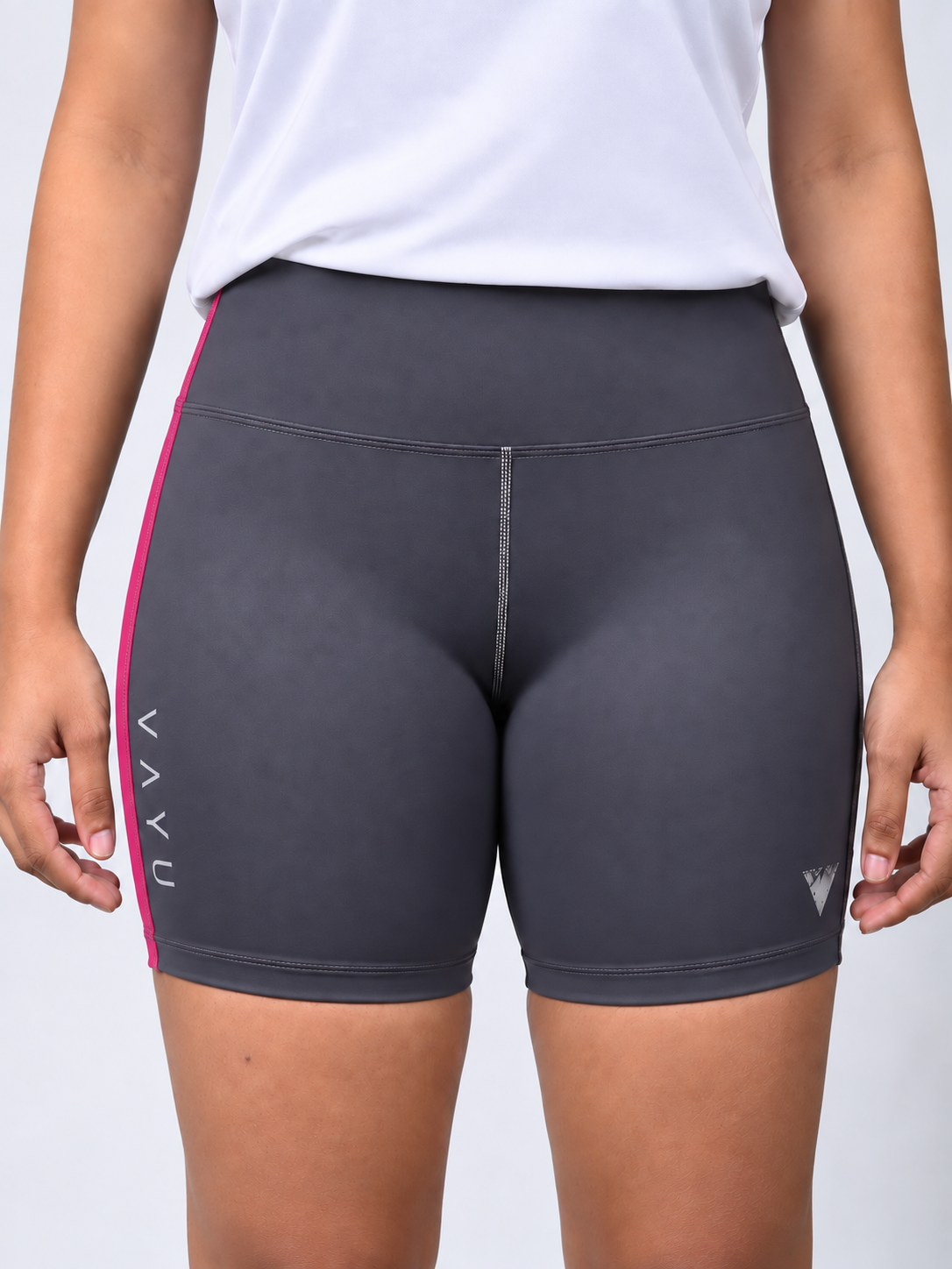 VAYU Women’s Biker Shorts – Sri Lankan Heritage Handloom Performance Activewear