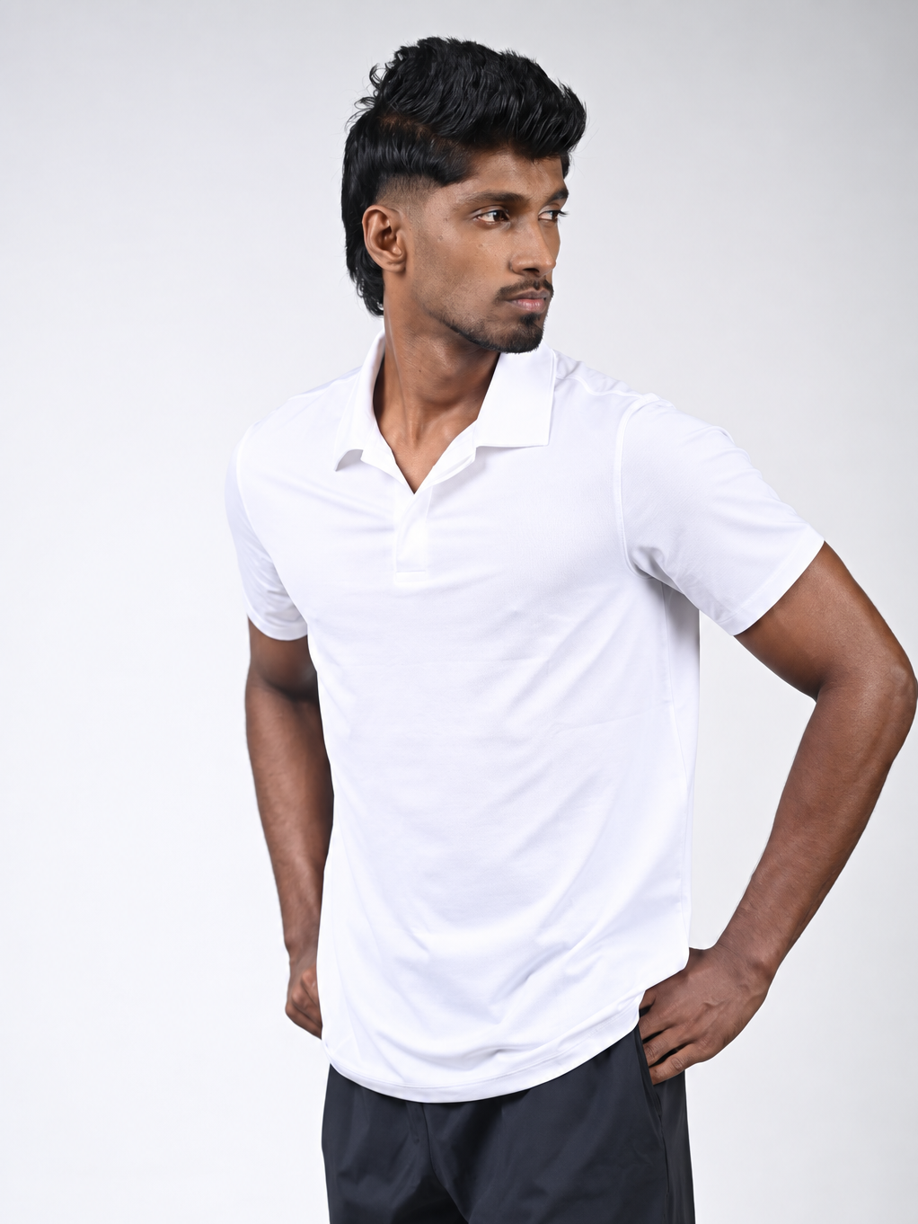 VAYU Men’s Golf Polo T-Shirt – Quiet Luxury
