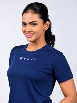 VAYU Women’s Crew Neck T-Shirt – Everyday Performance Activewear