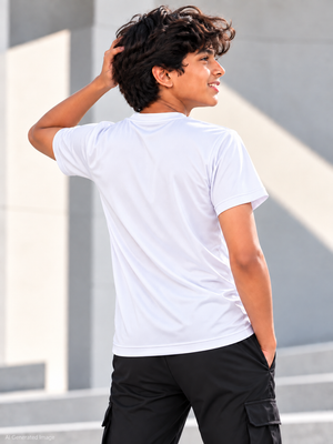 VAYU Youth Crew Neck T-Shirt – Everyday Performance Activewear