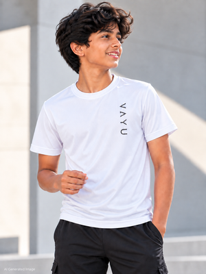 VAYU Youth Crew Neck T-Shirt – Everyday Performance Activewear